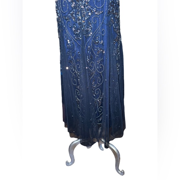 Pisarro Nights navy beaded size 4P - Picture 8 of 12